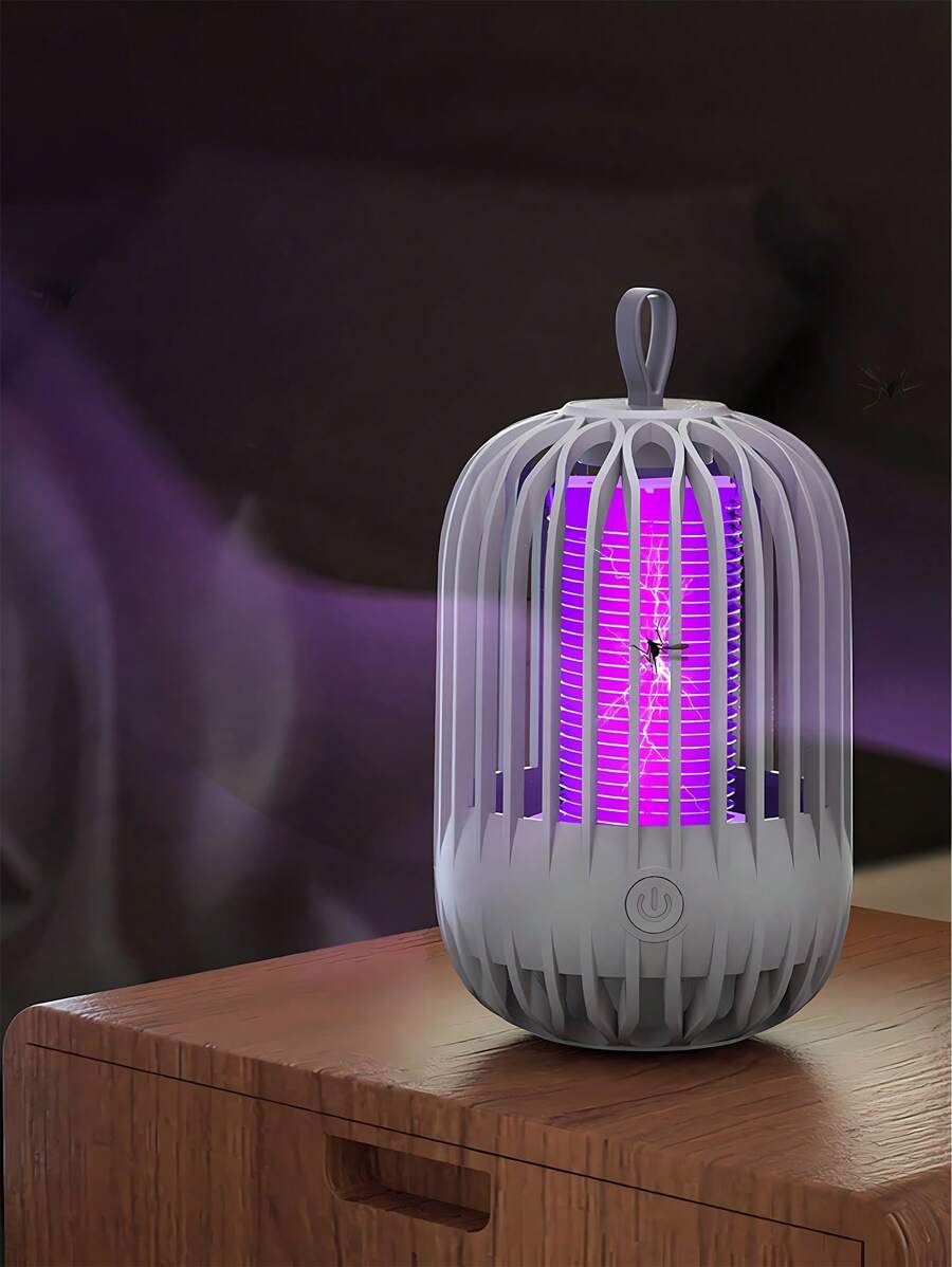 1pc Bird Cage Design Quiet Electric Mosquito Repellent Lamp Non