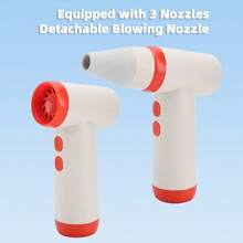 85,000 RPM Handheld Turbo Fan, Powerful Portable Camping USB Fan, Outdoor High Speed Turbo Fan - Orange - View 6