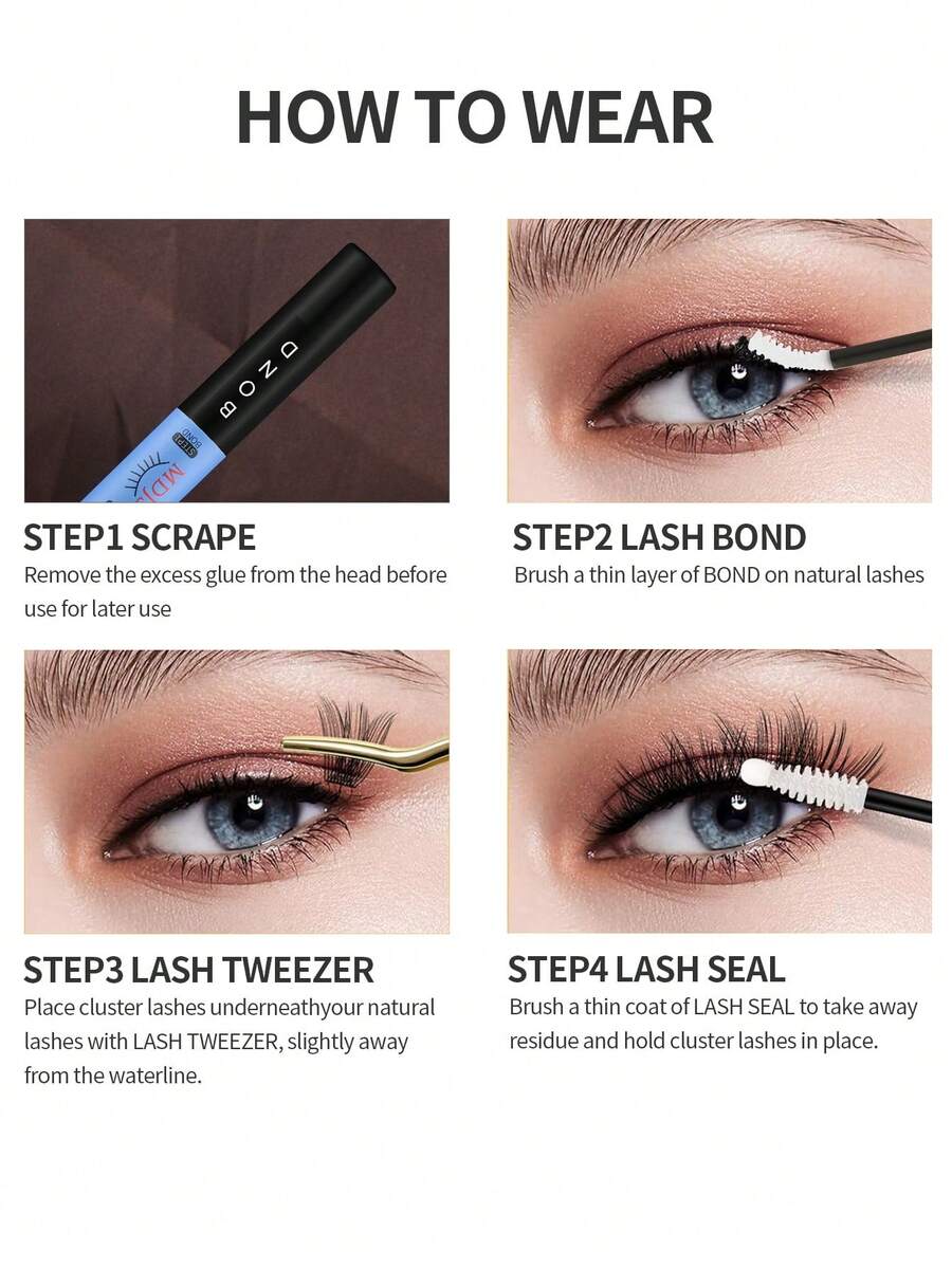 1pc Eyelash Adhesive And Sealer 6ml, Single Eyelash Extension Glue And