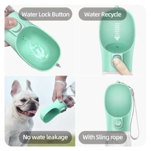 Portable Dog Water Bottle For Small Large Dogs Cat Outdoor Leakproof Walking Drinking Bowls Chihuahua French Bulldog Supplies