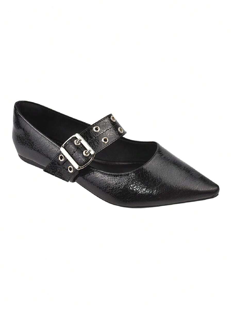 Women Flats - Negro - Ver 1