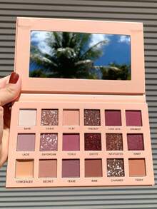 Cinderell Eyeshadow Palette In 18 Colors - Febella - 1 單位 - 查看 2