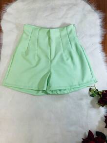 Women Shorts - Mint Green - View 1