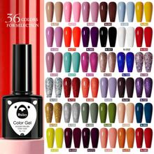 XEIJAYI 1Pc 7.3Ml Gel Nail Polish Starter Kit 36 Colors Black White Pink Green Soak Off No Wipe Nail Gel Polish Set Suitable For All Seasons Nail Art Nails - Multicolor - View 1