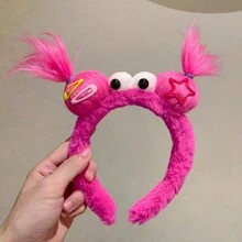 1入組女士創意有趣醜娃高冠頭帶，適用於洗臉或洗頭，適用於派對和拍照 - 彩色 - 查看 9