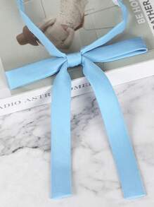 1pc Simple No-Tie Solid Color JK Necktie, Collar Rope, Suitable For Long-Hemmed Shirt Accessory, School Uniform, Sailor Collar Ribbon, Daily Wear And Holiday Gift Valentine's Day Valentines