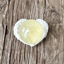 1 件装天使之翼白色羽毛树脂家居装饰支架带水晶球底座最佳礼物生日毕业 - 白色 - 查看 2