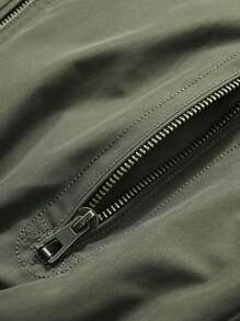 Men's Casual Double-Sided Stand Collar Outdoor Jacket, Autumn