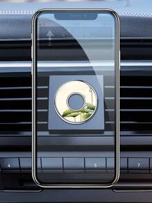 1pc Mini Universal Magnetic Phone Holder For Cars, Dashboard Mount, Creative Gift Alloy Navigation Car Phone Stand - Multicolor - View 11