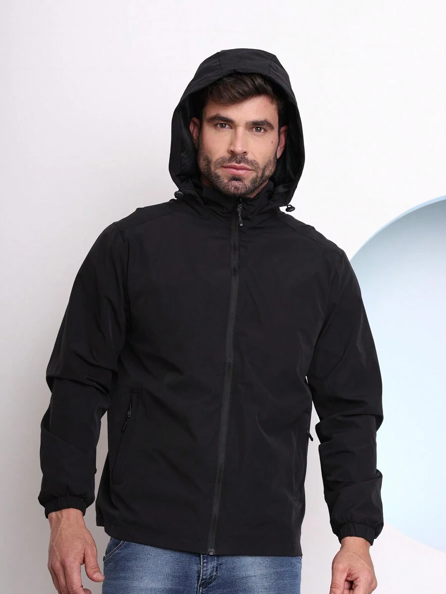 Men Jackets & Coats - Black - View 1