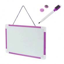 Single Random Color Magnetic Double-Sided Small Whiteboard For Writing & Scribbling, Office Memo Board, Wall-Mounted Message Board,White Board - Multicolor - View 6