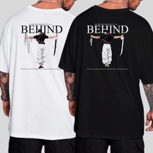 Men T-Shirts - 黑與白 - 查看 1