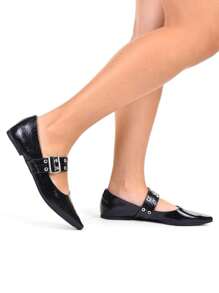 Women Flats - Negro - Ver 4