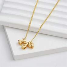 DIY Customized Bubble Number Pendant Necklace With Golden-Plating, Birthday/Anniversary Year Commemoration Rose Gold,Gold,Silver Stylish,Fall Fashion,Vintage,Contracted,Simple,Soccer Mom,Casual,Cuties Custom,Personalized,Unique Ideal Gifts For Her Girlfriend,Mom,Family,Friends For Anniversaries,For Birthdays,For Daily Wear,For Prom,For Mother's Day,For Valentine's Day,For Graduation,For Weddings Valentines,Chic Autumn,Jewelry & Watches,Customized Fashion Word Necklaces