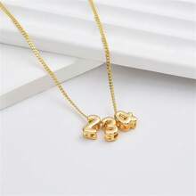 DIY Customized Bubble Number Pendant Necklace With Golden-Plating, Birthday/Anniversary Year Commemoration Rose Gold,Gold,Silver Stylish,Fall Fashion,Vintage,Contracted,Simple,Soccer Mom,Casual,Cuties Custom,Personalized,Unique Ideal Gifts For Her Girlfriend,Mom,Family,Friends For Anniversaries,For Birthdays,For Daily Wear,For Prom,For Mother's Day,For Valentine's Day,For Graduation,For Weddings Valentines,Chic Autumn,Jewelry & Watches,Customized Fashion Word Necklaces