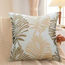 New INS Style Decorative Sofa Cushion Covers With Plant & Floral Patterns, Soft Cushion Pillowcases For Sofa, Bed Or Chair