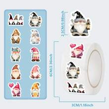 500 Cái/Cuộn Vườn Gnome Đồ Chơi Sáng Tạo Tự Làm Nhãn Dán Doodle, Phim Hoạt Hình Vẽ Tay Hình Dán Vui Nhộn Sổ Lưu Niệm Tay Tài Khoản Phong Bì Thẻ Trang Trí - Nhiều màu - Xem 2