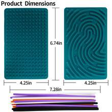 Sensory Calming Fidget Toys, ADHD Fidget Toys, Birthday Gift For Fans (Random Guitar String Color) - Multicolor - View 2