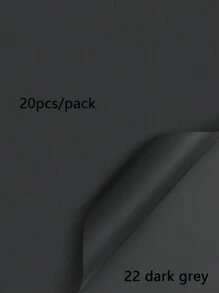 20 Stück einfarbige matte Brotblumen Verpackungspapiere, dick, wasserbeständig, Blumenstrauß Geschenkpapier, koreanisches Geschenkpapier für den Valentinstag