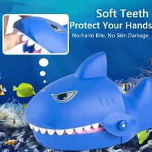 1pc Bite Shark Toy, Shark Bite Game, Table Game - Multicolor - View 5