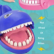 1pc Bite Shark Toy, Shark Bite Game, Table Game - Multicolor - View 3