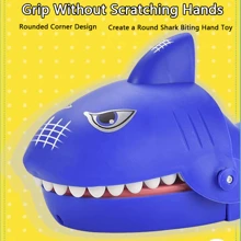 1pc Bite Shark Toy, Shark Bite Game, Table Game - Multicolor - View 1