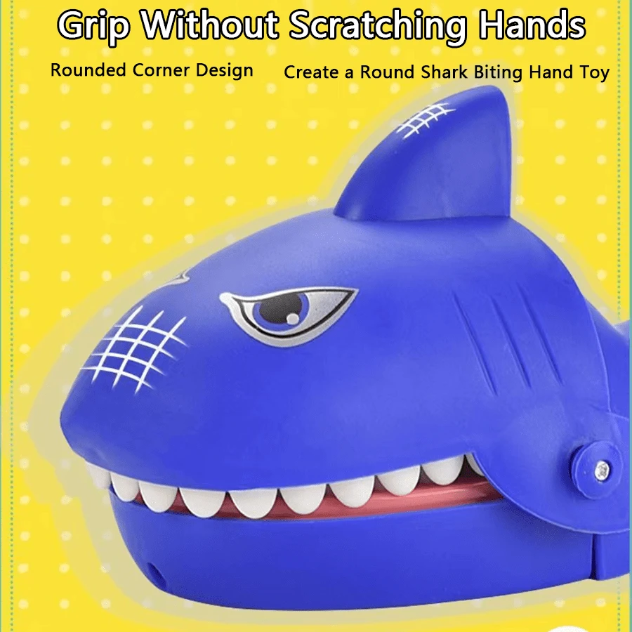 1pc Bite Shark Toy, Shark Bite Game, Table Game - Multicolor - View 1
