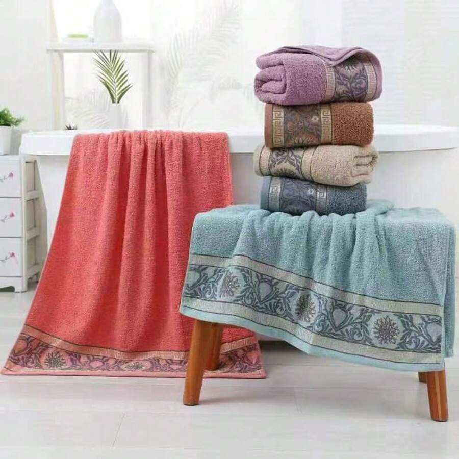 Towel & Bath Towel Sets - Baby Blue - View 1