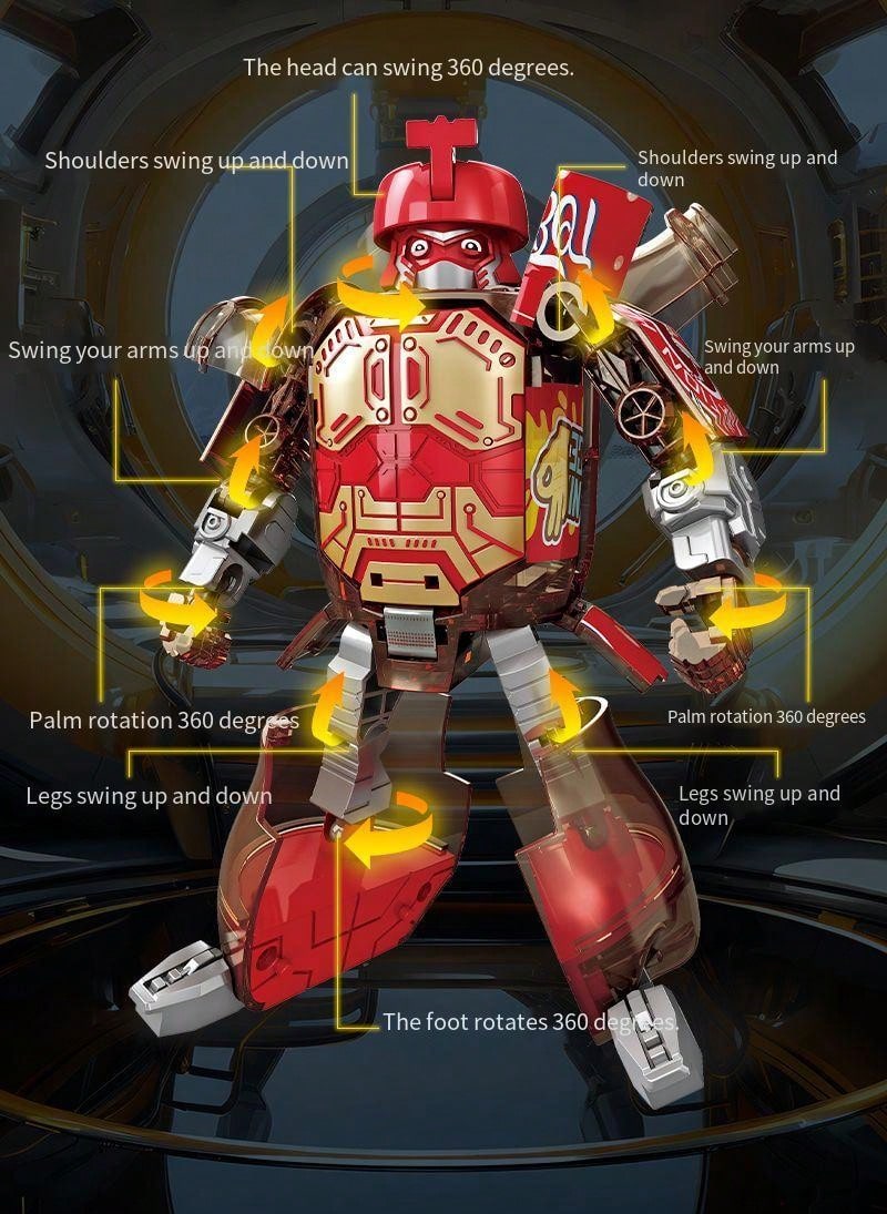 Transformable Soda Robot Simulation Beverage Desktop Decor, Multi ...