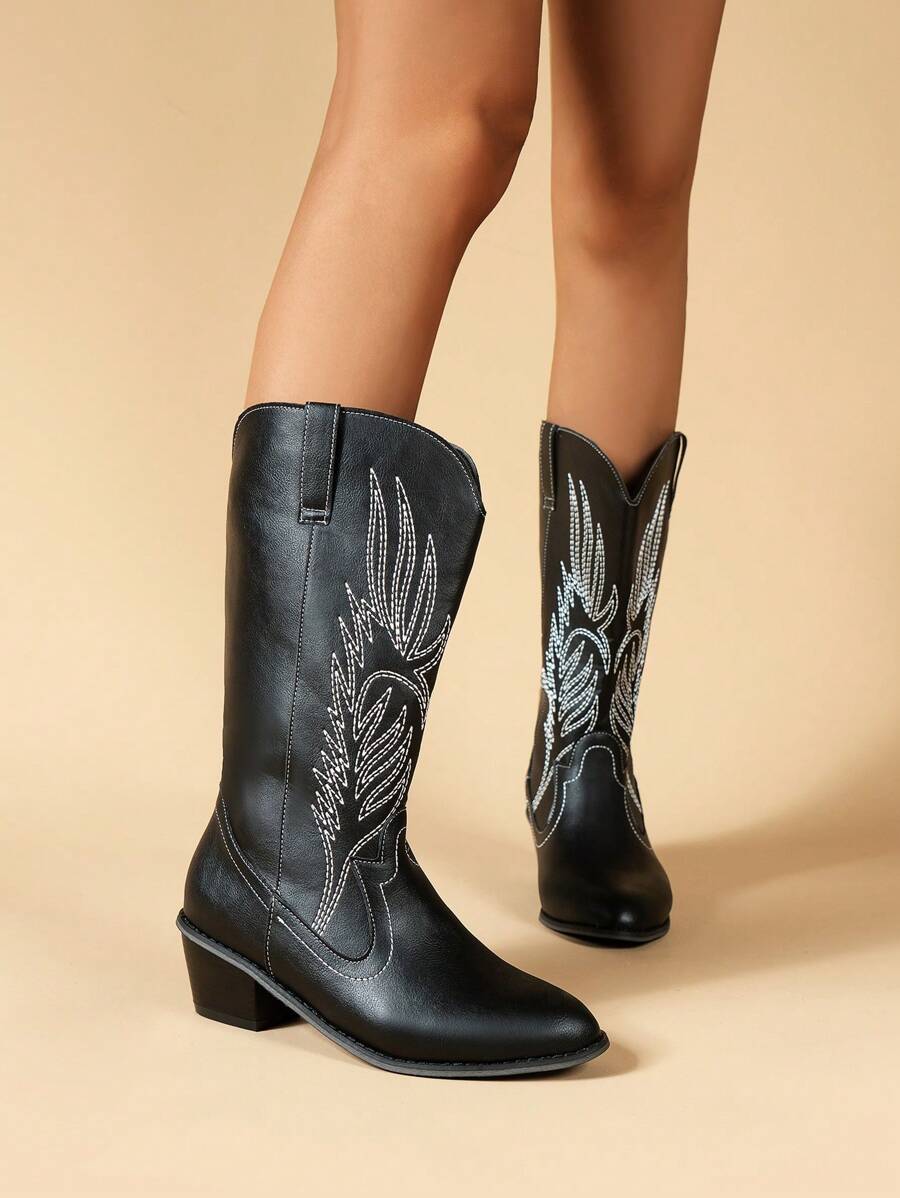 Women's Pointed Toe Mid Heel Slingback Mule Shoes Match With Dress