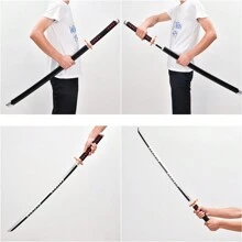 Kit 104cm Katana De Madera Slayer Estilo Varios Demon Espada Cosplay - Negro - Ver 7