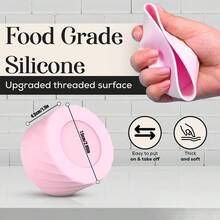 Silicone Threaded Water Cup Accessory Set, Including 1pc Silicone Bottle Cup Sleeve, 6 Anti-Spill Seal, And 2 Straw Seals (Suitable For 10mm/0.39in Straws) Dust-Proof, Reusable, Portable, Noise-Reducing, Wear-Resistant, Suitable For  40oz Water Cup