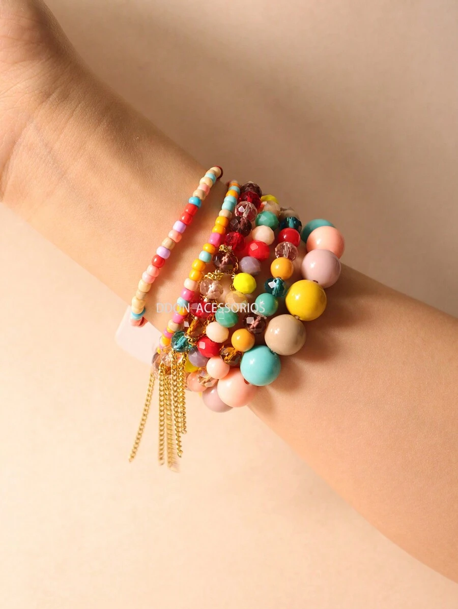 Women Beaded Bracelets - Đầy màu sắc - Xem 1