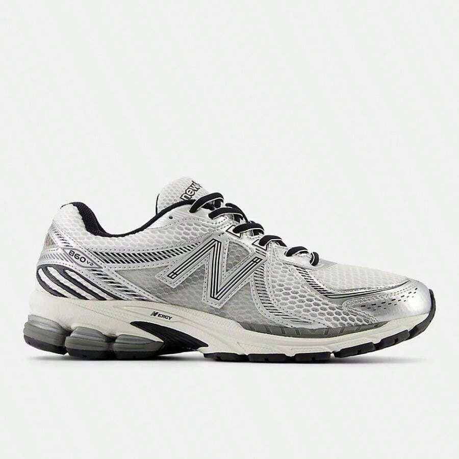 New Balance 860v2 - 光學白,布萊頓灰和暗影灰 - 查看 1