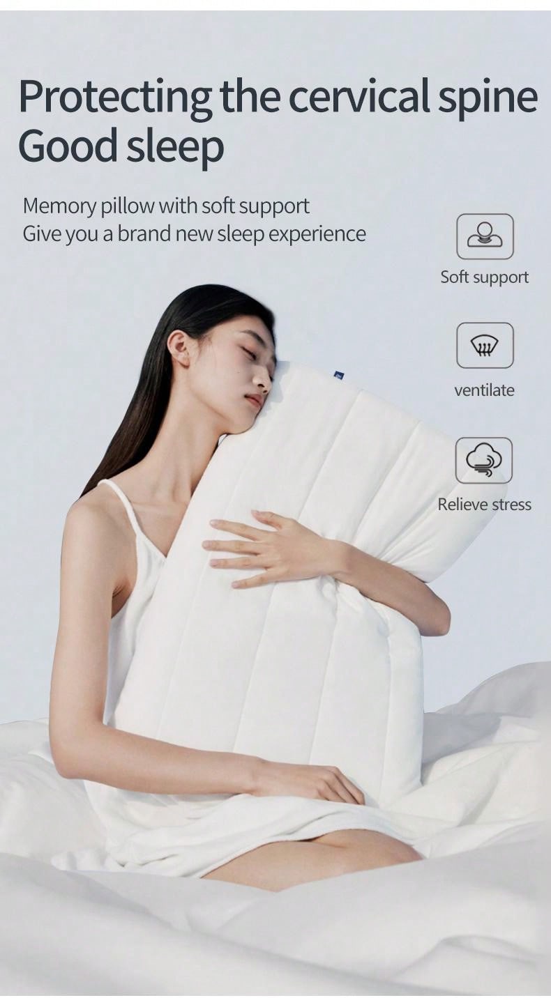 Memory Foam Pillow For Deep Sleep, Zero Pressure On Neck And Spine