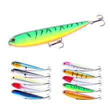 HENGJIA 1PC 11.5CM-21G Pencil Walk The Dog Hard Bait Popper Fishing Lure Bass Fresh Salt Water 6# Treble Hooks - Multicolor - View 1