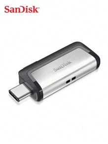 Sandisk USB3.1 FLASH DRIVE Push-And-Pull 2 In 1 OTG TYPE-C 64GB 128GB PENDRIVE Max Read Speed 150MB/S