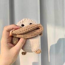 手工制作香肠嘴耳机套钥匙保护套汽车钥匙包钥匙扣钥匙包吊坠家居适用女士迷你钱包