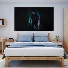 Hollywood's Bleeding Flag Music Tapestry Banner For Bar Beer House College Dorm Room Man Cave Tailgates And Parties - Multicolor - View 5