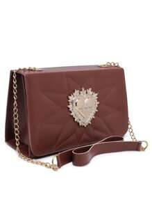 Women Shoulder Bags - 駝色 - 查看 1