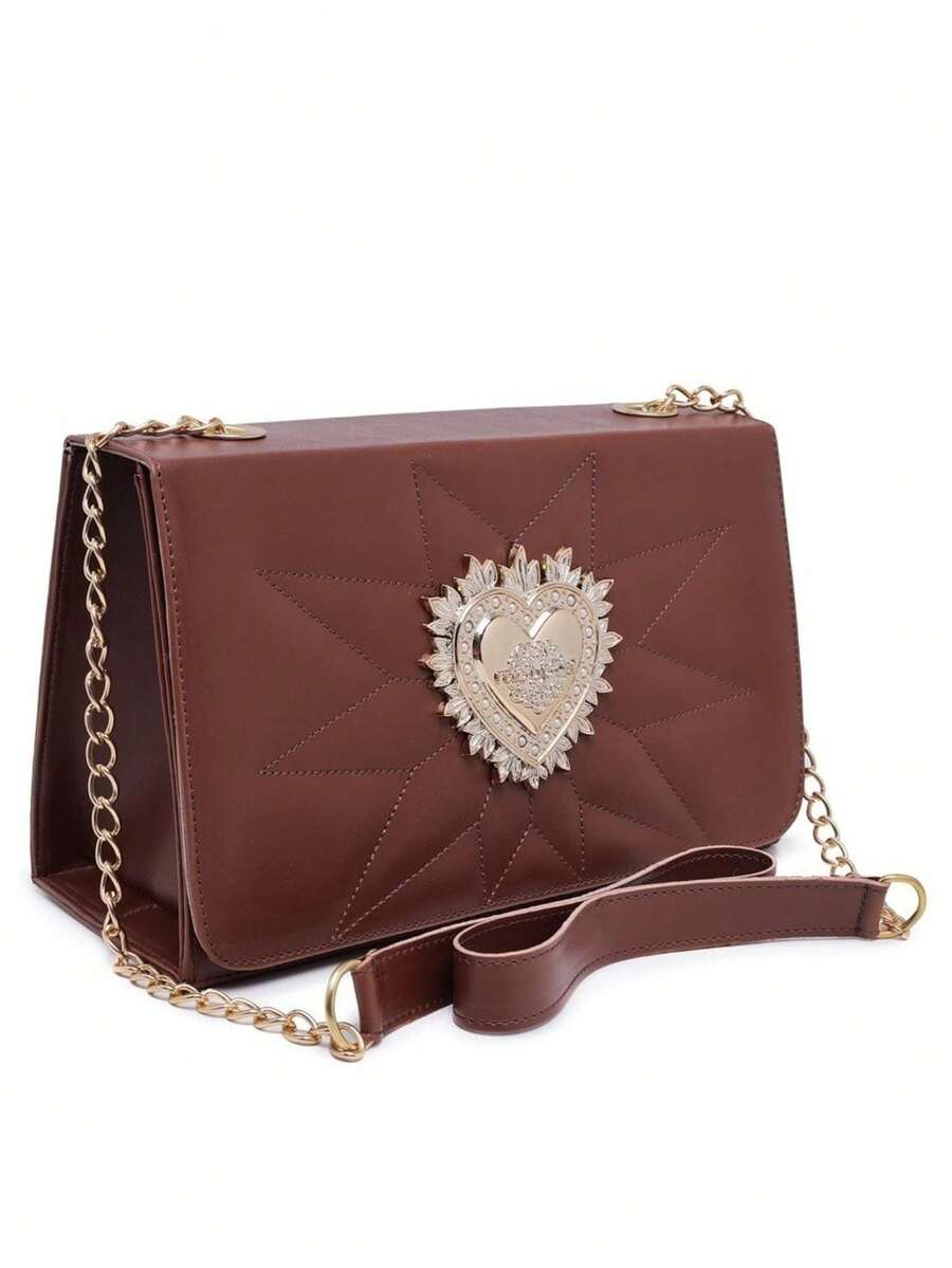 Women Shoulder Bags - 駝色 - 查看 1