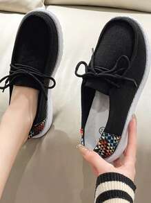 Women Casual Shoes - 黑色 - 查看 5