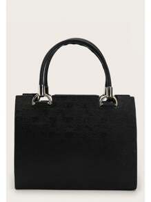Women Top Handle Bags - Black - View 4