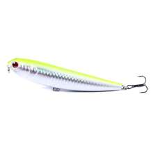 HENGJIA 1PC 11.5CM-21G Pencil Walk The Dog Hard Bait Popper Fishing Lure Bass Fresh Salt Water 6# Treble Hooks - Multicolor - View 5