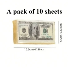 1/2packs Dollar Print Napkins,A Very Personalized Napkin That Adorns The Kitchen And Dining-Table, Attract Attention At Parties,Bring Luck In Making Money - Multicolor - View 4