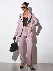 Conjuntos de trajes para mujer - Rosa - Ver 7