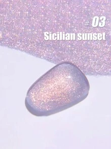MIANEL 12 ML Serie rosa, blu, bianca e verde con smalto gel glitterato, nuova collezione 2025 Yun Brocade Diamond Gel Polish, colori più venduti in estate e primavera, adatti per unghie rosa, verdi, bianche, richiedono lampada UV per asciugatura, adatto per arte di unghie in salone e fai-da-te