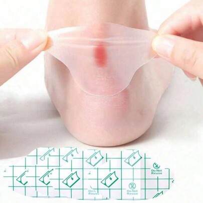120 piezas/110 piezas/100 piezas Protectores de talón transparentes y delgados invisibles, almohadillas de fricción para tacones altos para prevenir abrasiones, incluye plantillas, adhesivos, alivio del dolor y almohadillas de cuidado de los pies