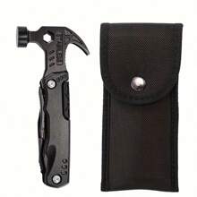 Multi-Purpose All-In-One Survival Tool Hammer, Portable Folding Multi-Function Claw Hammer, Suitable For Outdoor Hiking And Camping, Car-Mounted Emergency Claw Hammer Small Tool Accessories