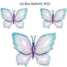 3pcs Butterfly Shaped Balloons,